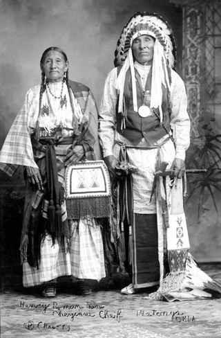 Henry Roman Nose & Wife