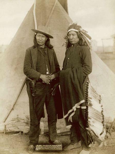 American Horse and Red Cloud, 1890 or 1891
